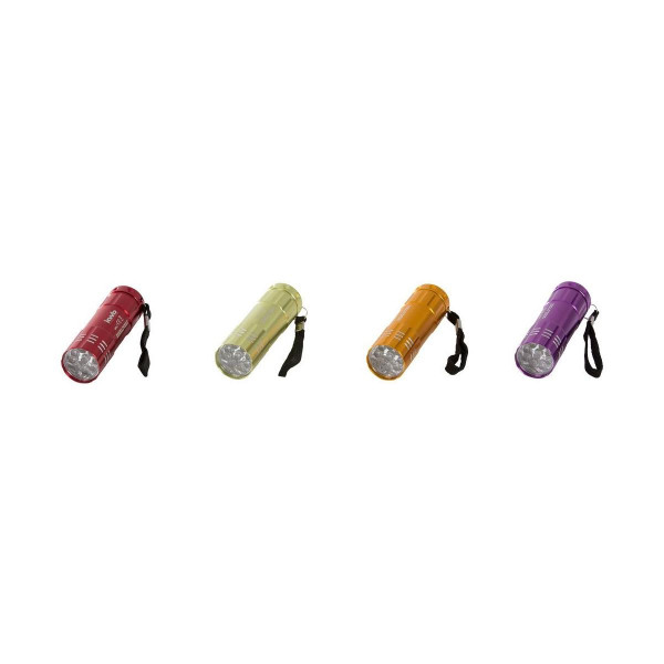 Einhell Torcia tascabile colorata a 9 LED 