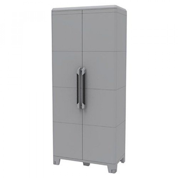 Armadio a 2 ante con 3 ripiani modulabili 78x43,6x184,4 cm Terry 