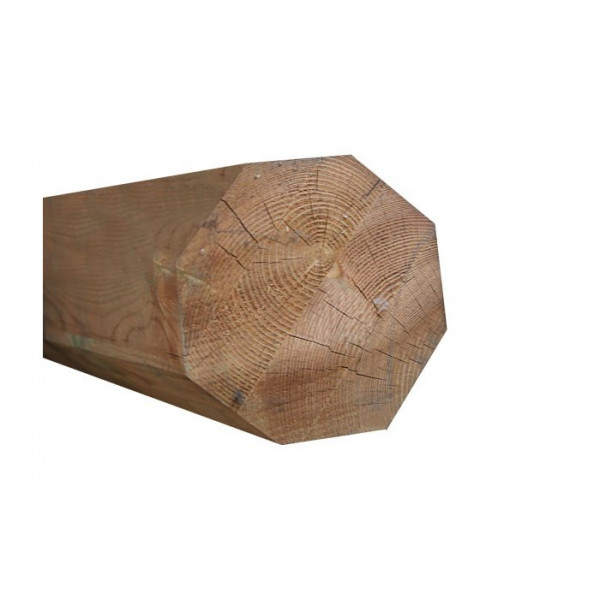 Trave ottagonale   lamellare di Pino impregnato in autoclave 45X115 mm 4 mt 