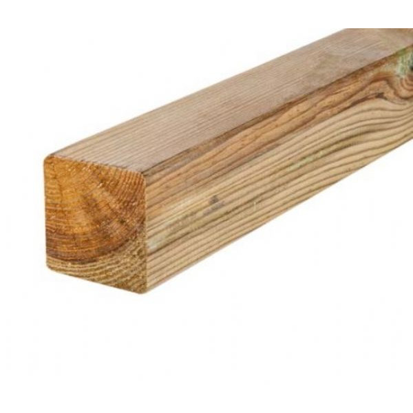 TRAVETTO IMPREGNATO DI PINO  7X7CM  MT 3