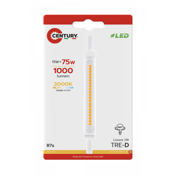 Lampada Tred Slim Lineare 8W LED 