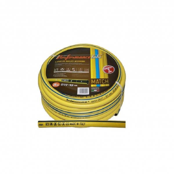 Tubo a 4 strati in PVC magliato antitorsione 25m