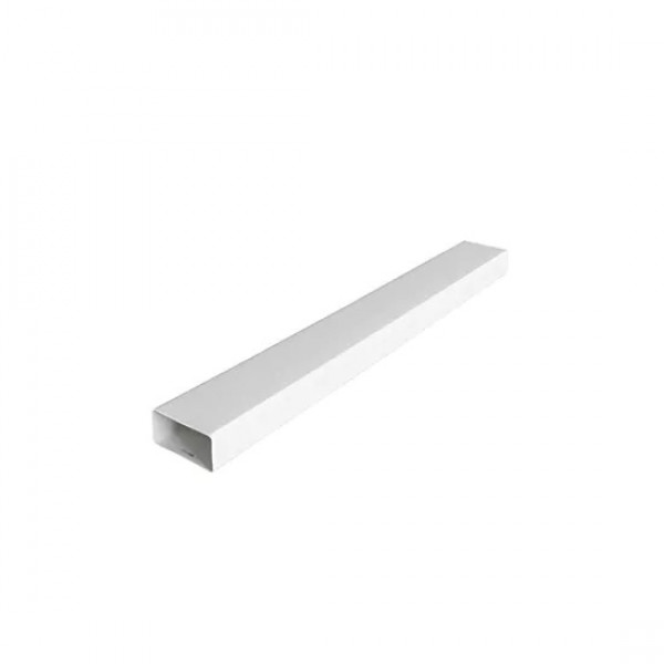 tubo rettangolare 120 x 60 mm mt 1 bianco