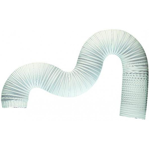 TUBO ALLUMINIO FLESSIBILE   8X300 CM BIANCO