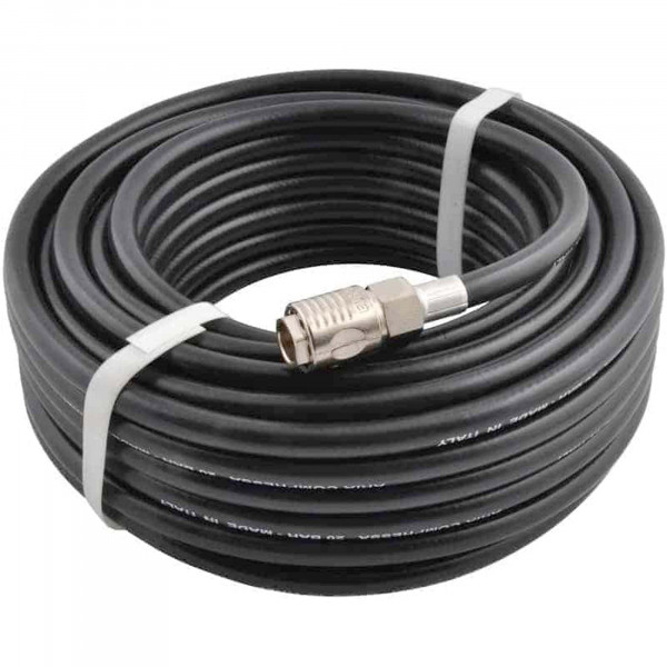 Tubo per aria compressa stanley in gomma con attacchi rapidi 1/4 D. 6 x 11 mm 20 mt