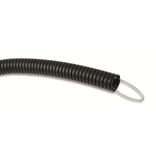 Electraline Tubo flex pieghevole  nero d.25 25mt 