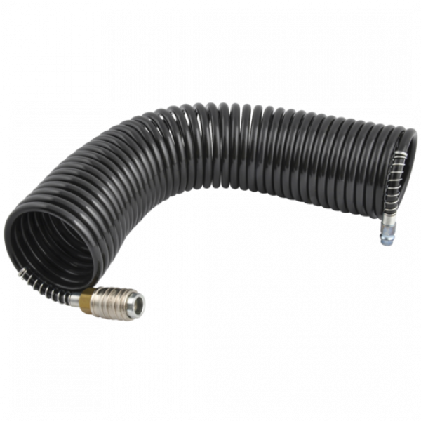 Stanley tubo spiralato universale compressore aria 6x8 mm 10 metri attacco rapido nero