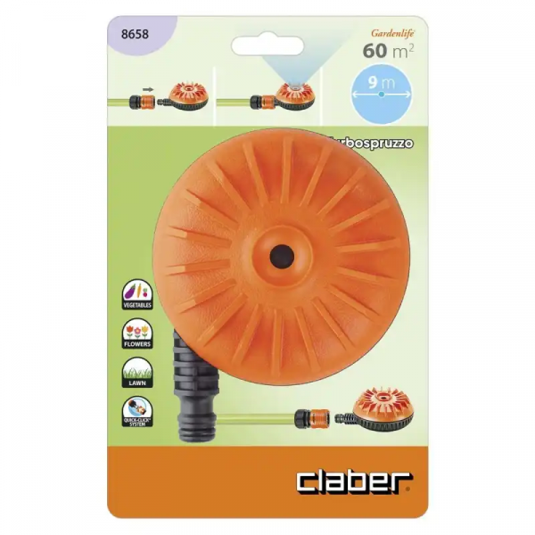 Irrigatori turbospruzzo claber 60mq 
