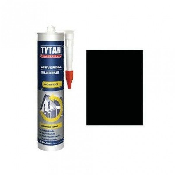 Tytan Silicone Universale Nero 280ml - Sigillatura Perfetta e Versatile!