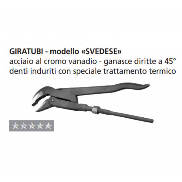 Giratubo svedese 45 1- - oreca new