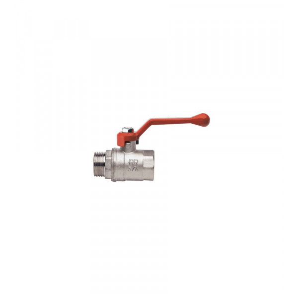 Valvola a sfera per acqua, mf con leva alluminio 3/4"