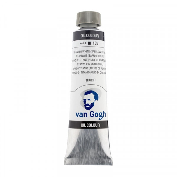 Van Gogh Colore Olio T9 Bianco di Titanio - Alta Qualità per Artisti