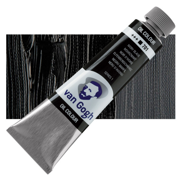 Van Gogh Colore a Olio T9 Nero d'Avorio - Versatilità e Qualità per i Tuoi Progetti Artistici!