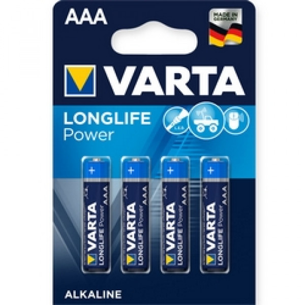 VARTA MINISTILO AAA LONGLIFE POWER CONFEZIONE DA 4 PZ 