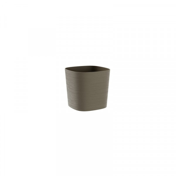 Vaso quadrato Capri D.29 cm 13 L - sabbia - TeraPlast