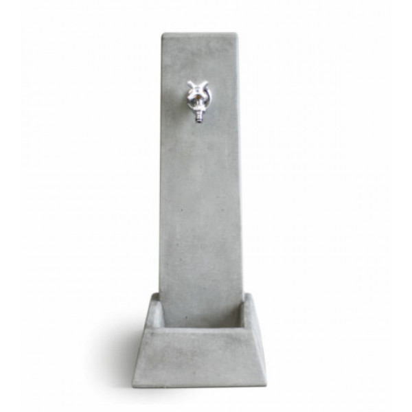 Fontana vedovella Malmo grigia cm 29x35x77 Kam