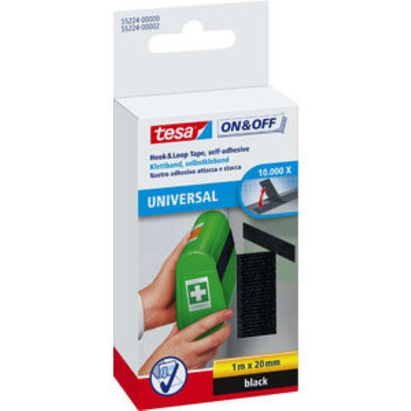VELCRO NASTRO MT 1 NERO
