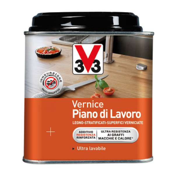 V33 VERNICE PIANO DI LAVORO TRASPARENTE FLACONE DA 500 ML 