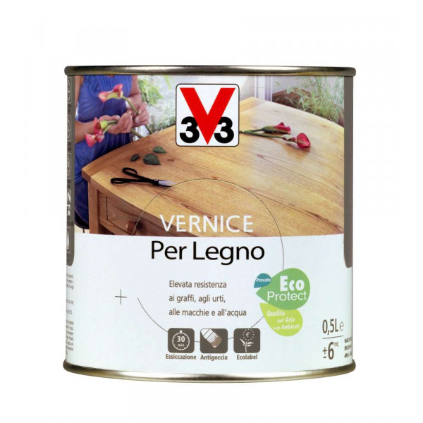 VERNICE PER LEGNO INTERNI LUIDO INCOLORE FLACONE DA 250 ML 