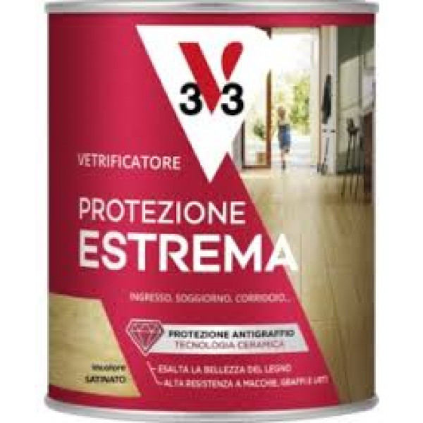 VETRIFICATORE PARQUET PROTEZIONE ESTREMA INCOLORE FLACONE DA 2.5 LT 