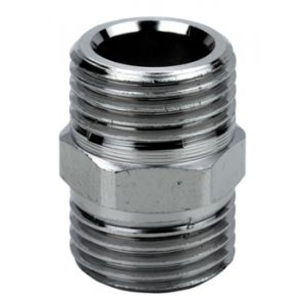VITE DOPPIA IN OTTONE CROMATO  1/2" 