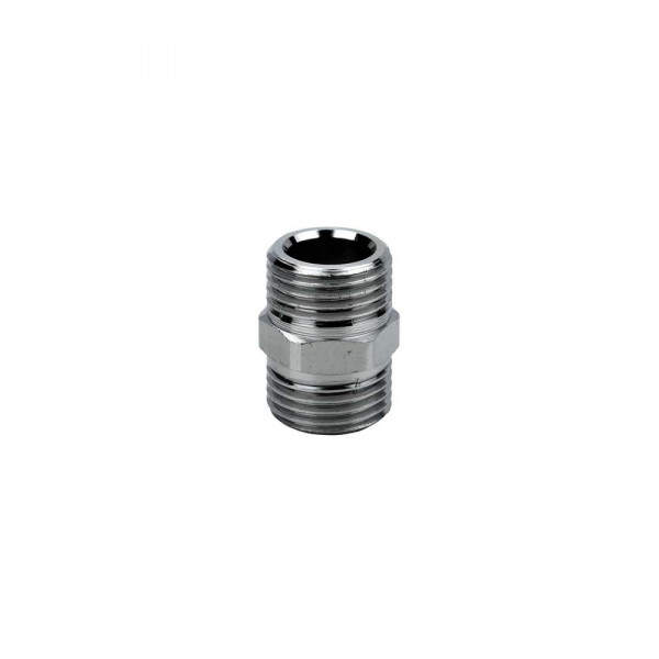 VITE DOPPIA IN OTTONE CROMATO 3/4" 