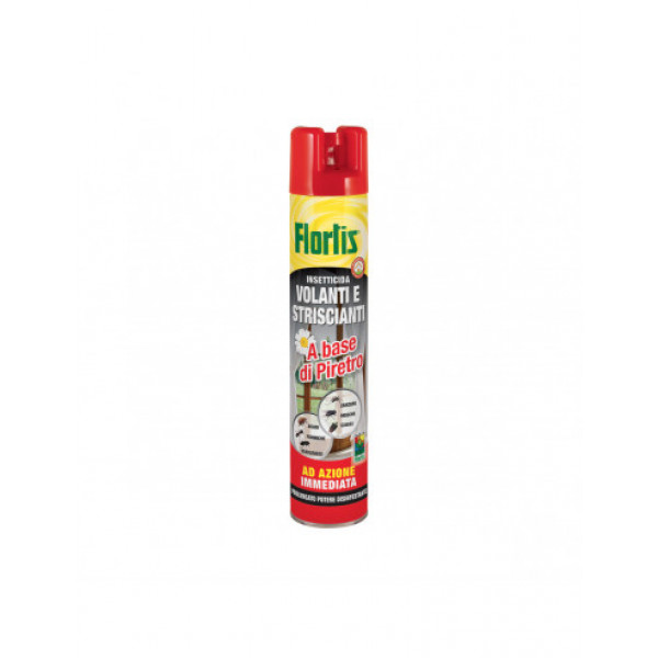Insetticida spray volanti e striscianti flortis  flacone  da500 ml