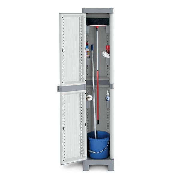 Armadio Domino Wave - Base 2350 UW - 1 anta grigio  35X43,8X181,8H cm 