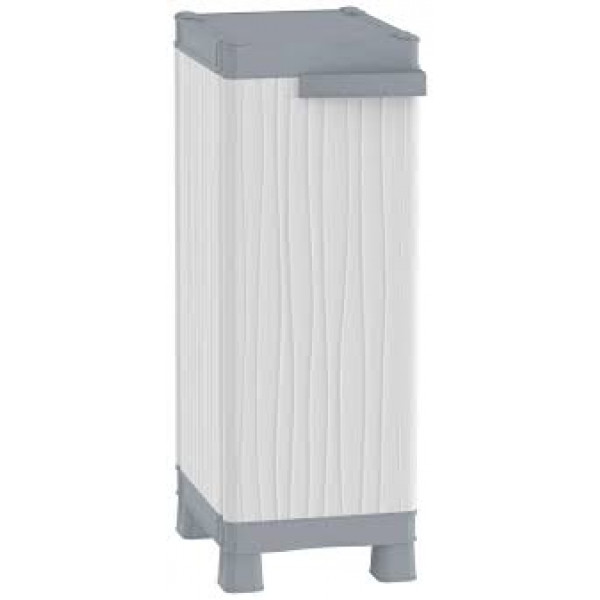 ARMADIO DOMINO WAVE BASE GRIGIO 1 ANTA  35X43,8X97,6 CM 