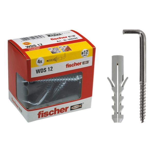 Tasselli cassette WC e scaldabagno WDS 10 Y  confezione da 4 pz 