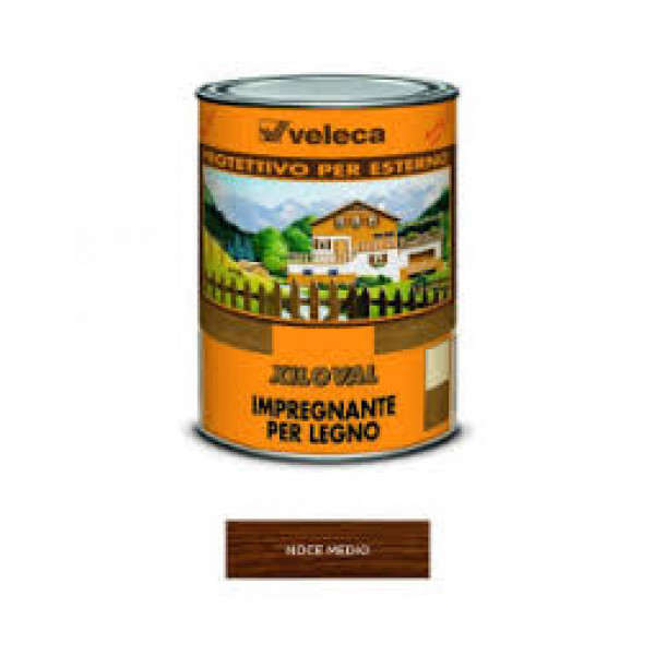 VELECA XILOVAL IMPREGNANTE PER LEGNO NOCE MEDIO FLACONE DA 500 ML 