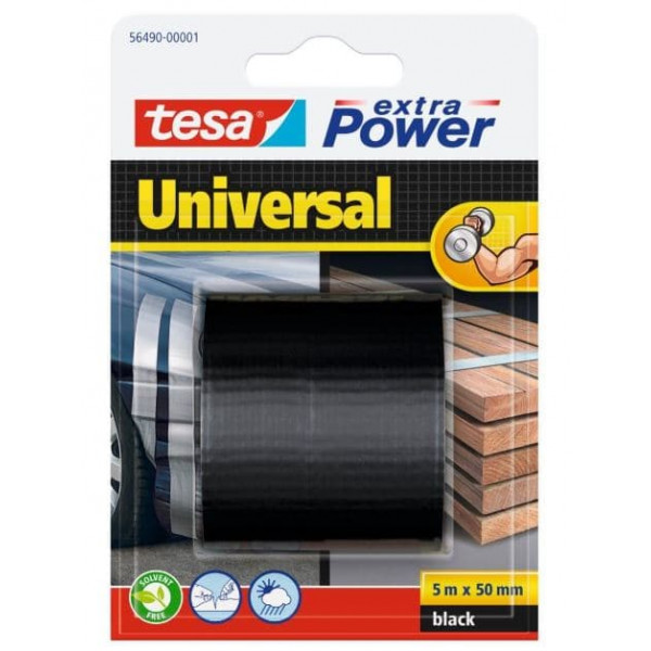 Nastro Alta Resistenza Extra Power 56490 Tesa - Nero 50 mm x 5 m