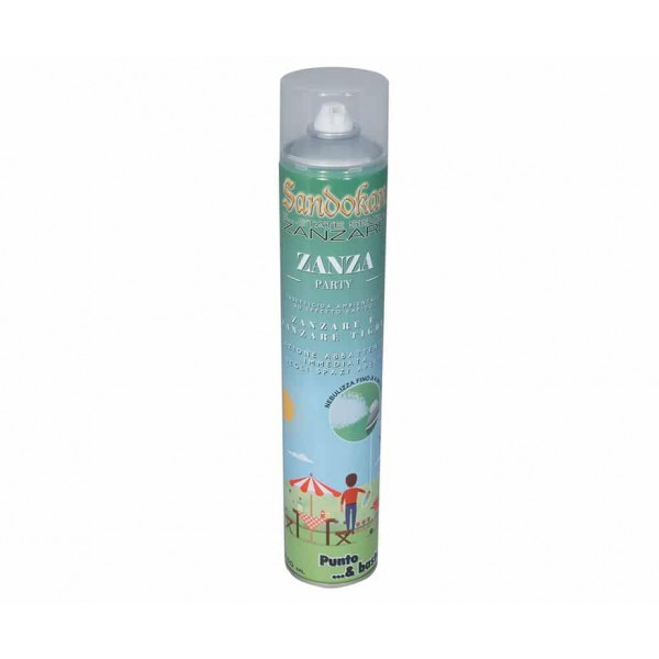 Insetticida per zanzare sandokan 'zanza party', flacone da 600ml