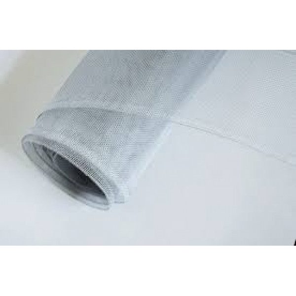 Verdelook zanzall rete di ricambio alluminio maglia rettangolare 1.2x30m bianco