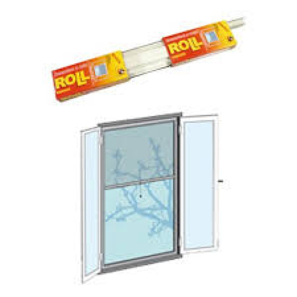 Roll zanzariera a rullo con frizione verticale colore bianco 80x170 cm 