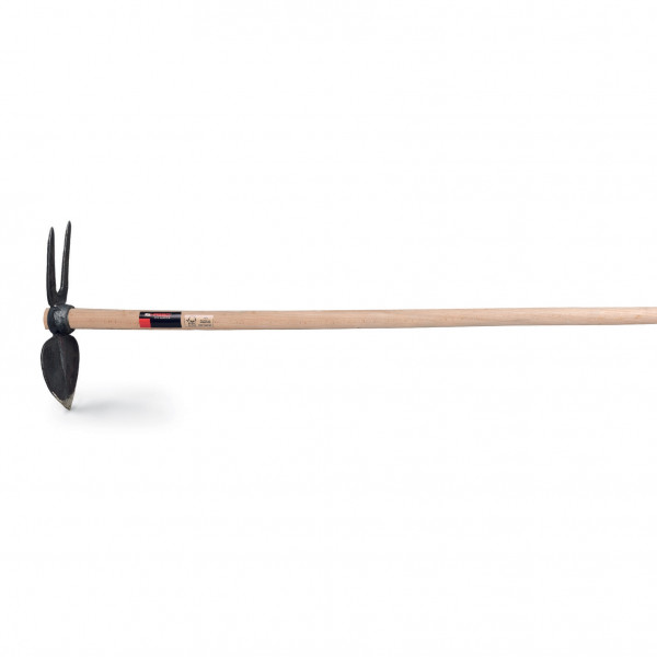 Zappino a cuore/corna  Metodo con manico in faggio 140 cm 